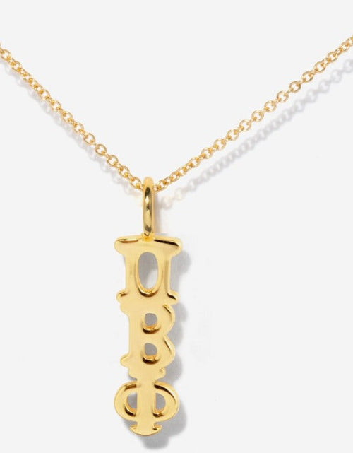 Load image into Gallery viewer, Sorority Charm Necklace by Little Sky Stone
