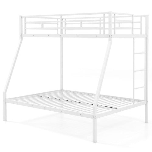 Load image into Gallery viewer, Space-saving Metal Slatted Bed Frame for Teens and Adults Noise-free No Box Spring Needed-White
