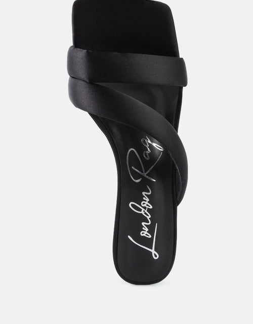 Load image into Gallery viewer, spice up dual strap heel sandals by London Rag
