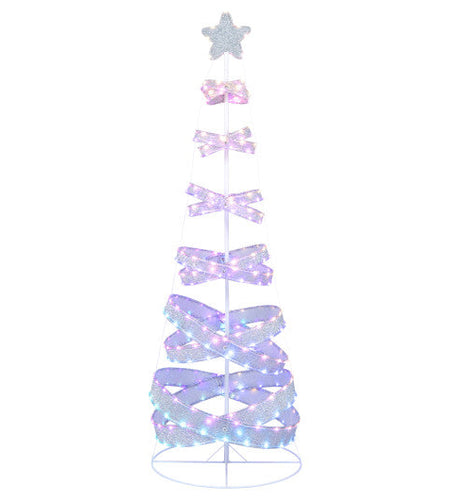 7 Feet Outdoor Spiral Christmas Tree for Party  Xmas New Year Decoration