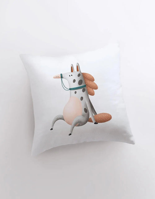 Load image into Gallery viewer, Spotted Horse Pillow | Throw Pillow | Horse Lover | Animal Lover Gift | Tiny House Decor | Cowgirl Pillow | Horse Pillow Pet by UniikPillows
