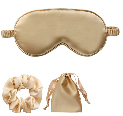 Load image into Gallery viewer, Satin Eye Mask &amp; Scrunchie Set by Wicked Good Perfume
