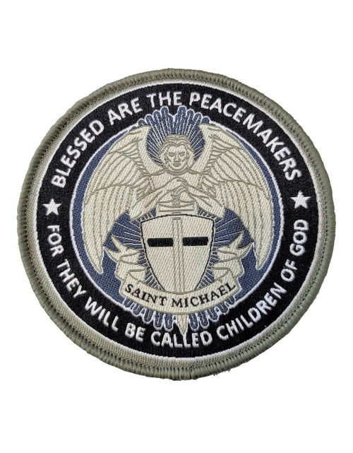 Load image into Gallery viewer, Saint Michael Patch <br> With Velcro Back by Custom Pins &amp; Buckles
