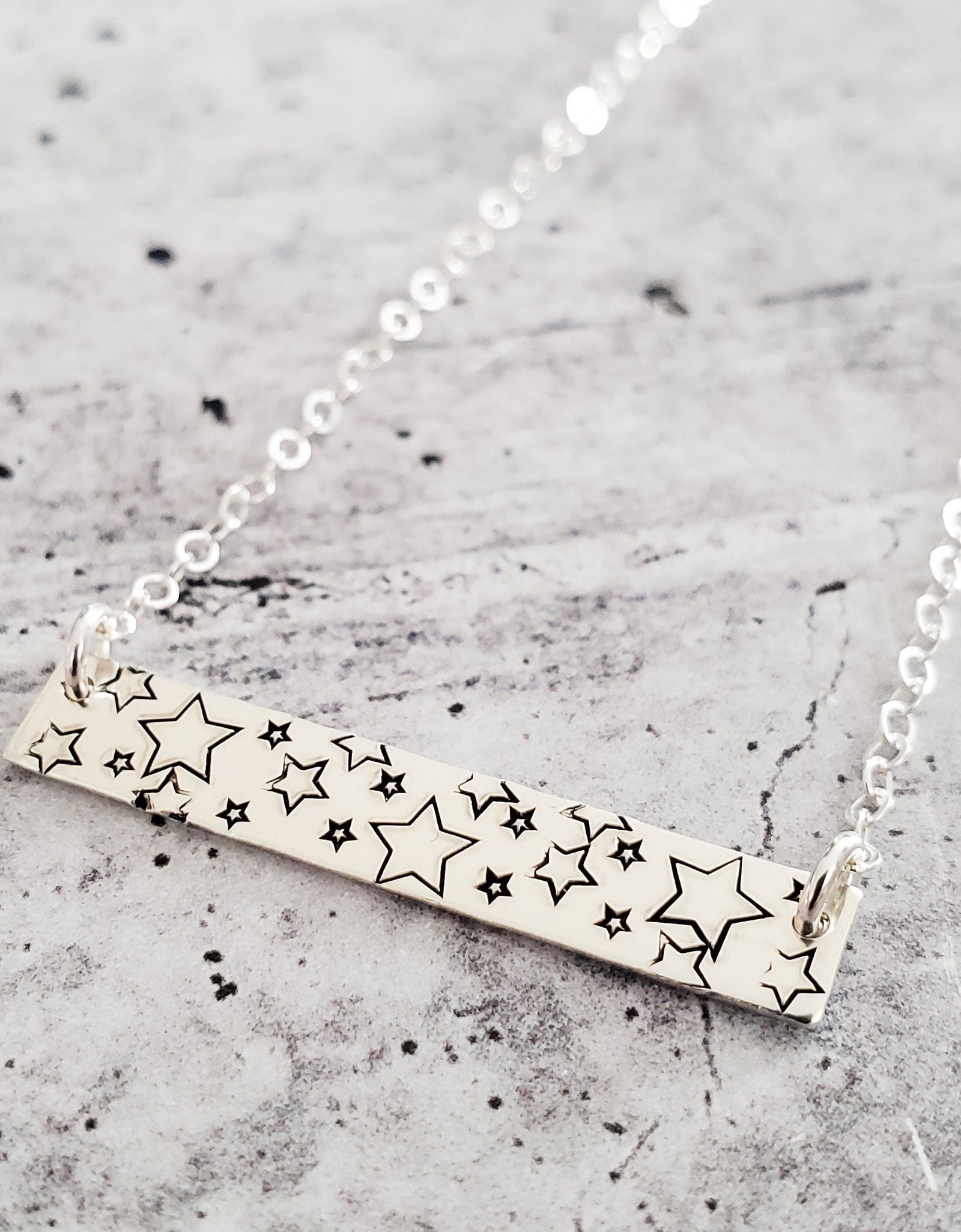 Star Lover Classic Bar Necklace by Salt and Sparkle