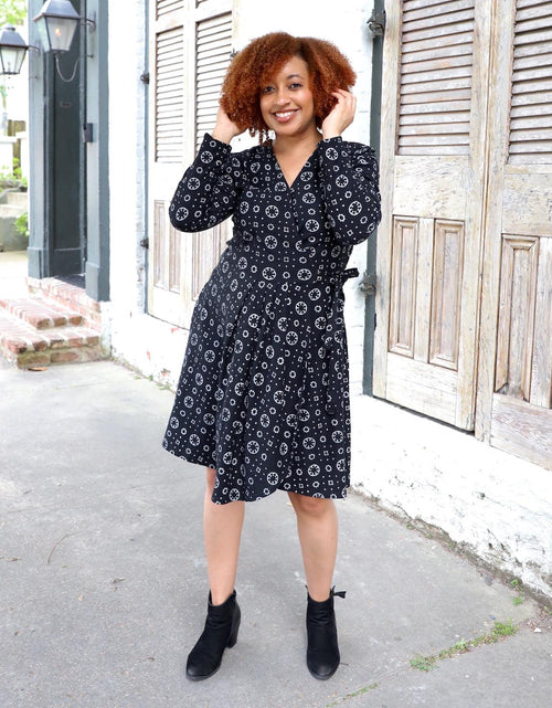 Load image into Gallery viewer, Stella Organic Wrap Dress by Passion Lilie
