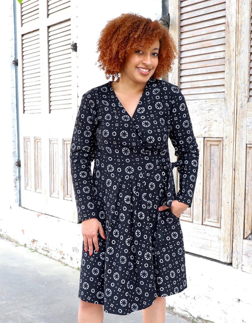 Load image into Gallery viewer, Stella Organic Wrap Dress by Passion Lilie
