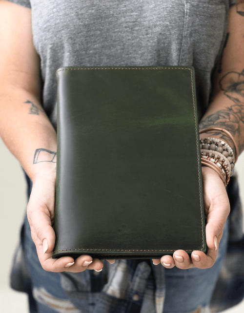 Load image into Gallery viewer, Leather Steno Pad by Lifetime Leather Co
