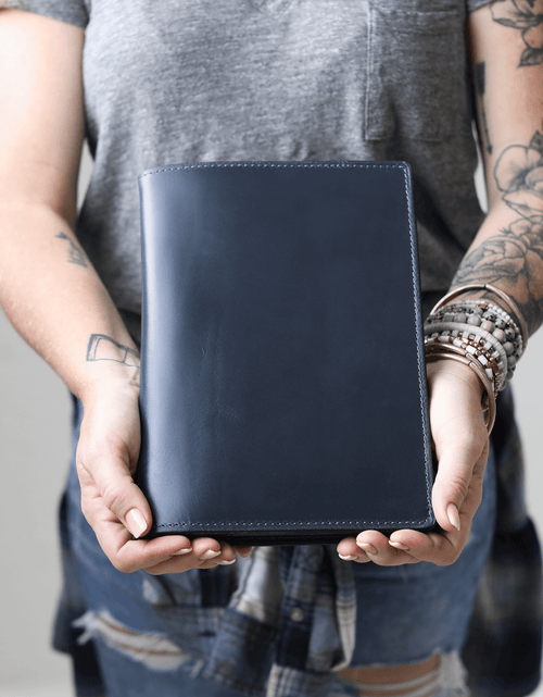 Load image into Gallery viewer, Leather Steno Pad by Lifetime Leather Co
