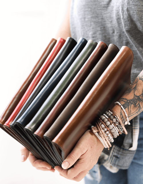 Load image into Gallery viewer, Leather Steno Pad by Lifetime Leather Co
