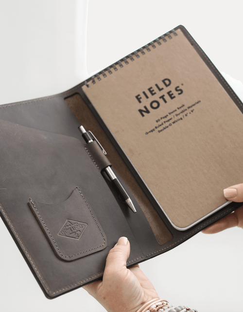 Load image into Gallery viewer, Leather Steno Pad by Lifetime Leather Co
