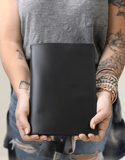 Load image into Gallery viewer, Leather Steno Pad by Lifetime Leather Co
