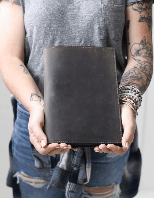 Load image into Gallery viewer, Leather Steno Pad by Lifetime Leather Co
