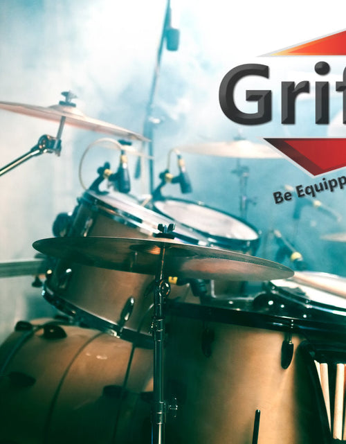 Load image into Gallery viewer, Drum Throne Stand by GRIFFIN - Padded Drummer’s Seat - Drum Set Percussion Chair for Adults - Musicians Guitar Stool Double Braced Hardware by GeekStands.com
