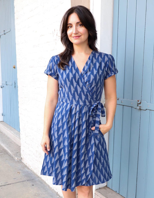 Load image into Gallery viewer, Stratus Wrap Dress by Passion Lilie
