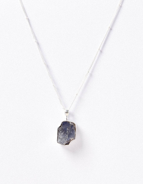 Load image into Gallery viewer, Labradorite Raw Crystal Necklace by Tiny Rituals
