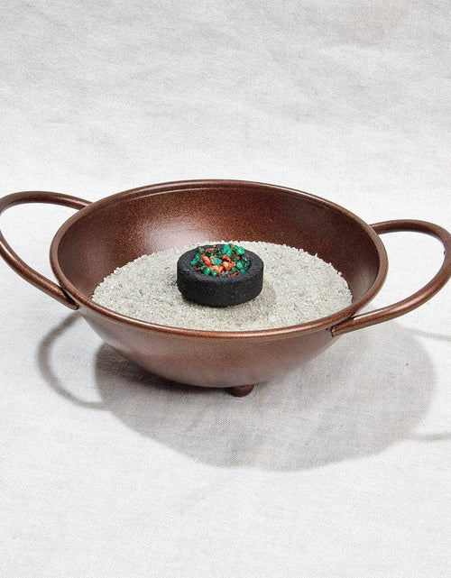 Load image into Gallery viewer, Antique Copper Smudge Bowl Kit by Tiny Rituals
