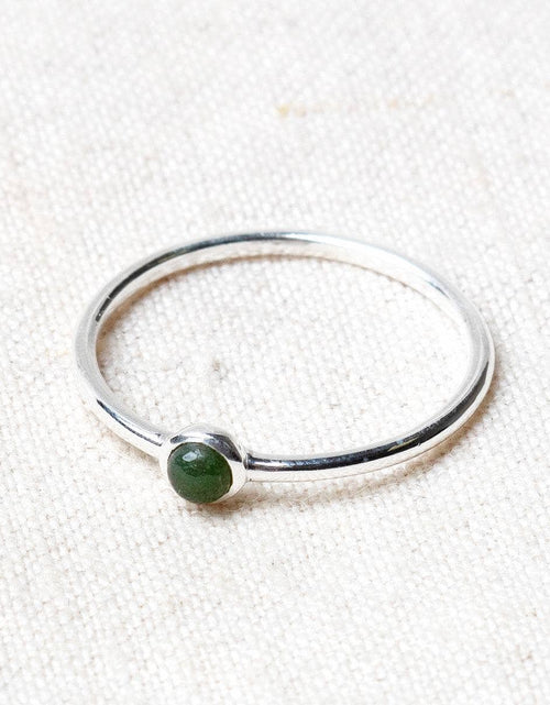 Load image into Gallery viewer, Bloodstone Silver or Gold Ring by Tiny Rituals
