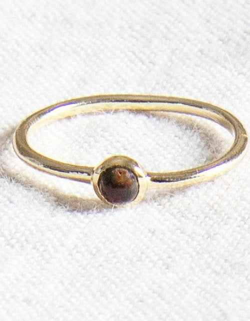 Load image into Gallery viewer, Bloodstone Silver or Gold Ring by Tiny Rituals
