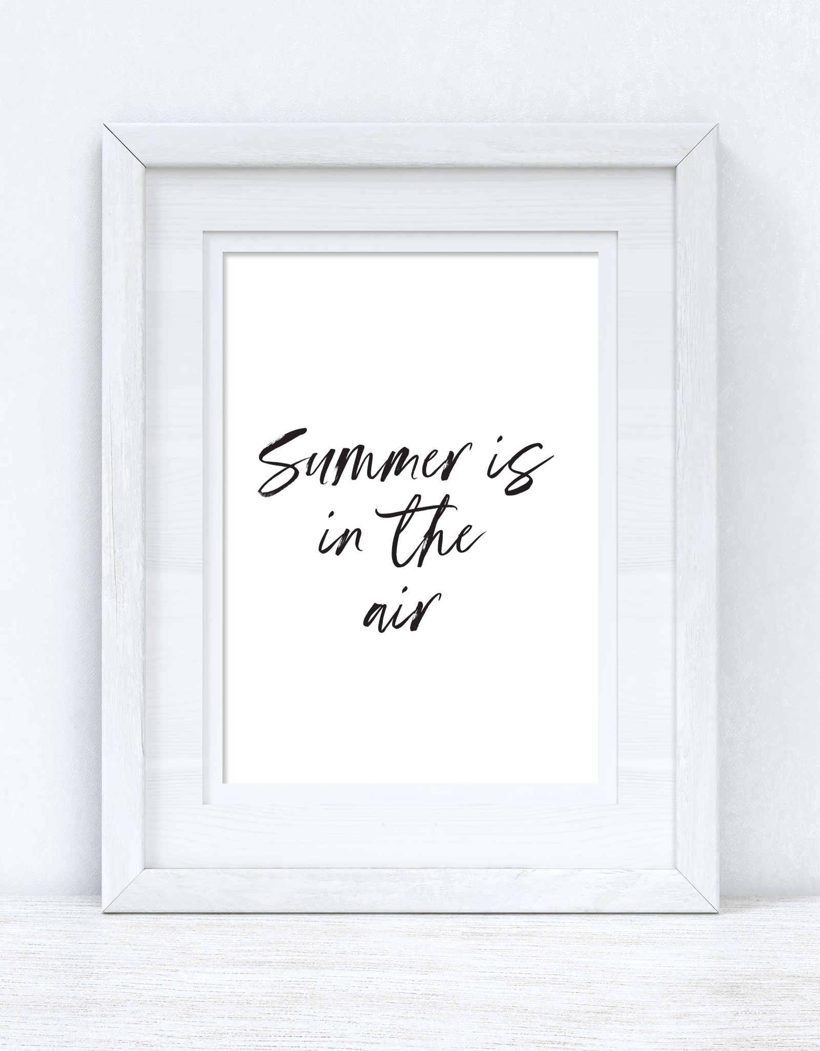 Summer Is In The Air Summer Seasonal Wall Home Decor Print by WinsterCreations™ Official Store