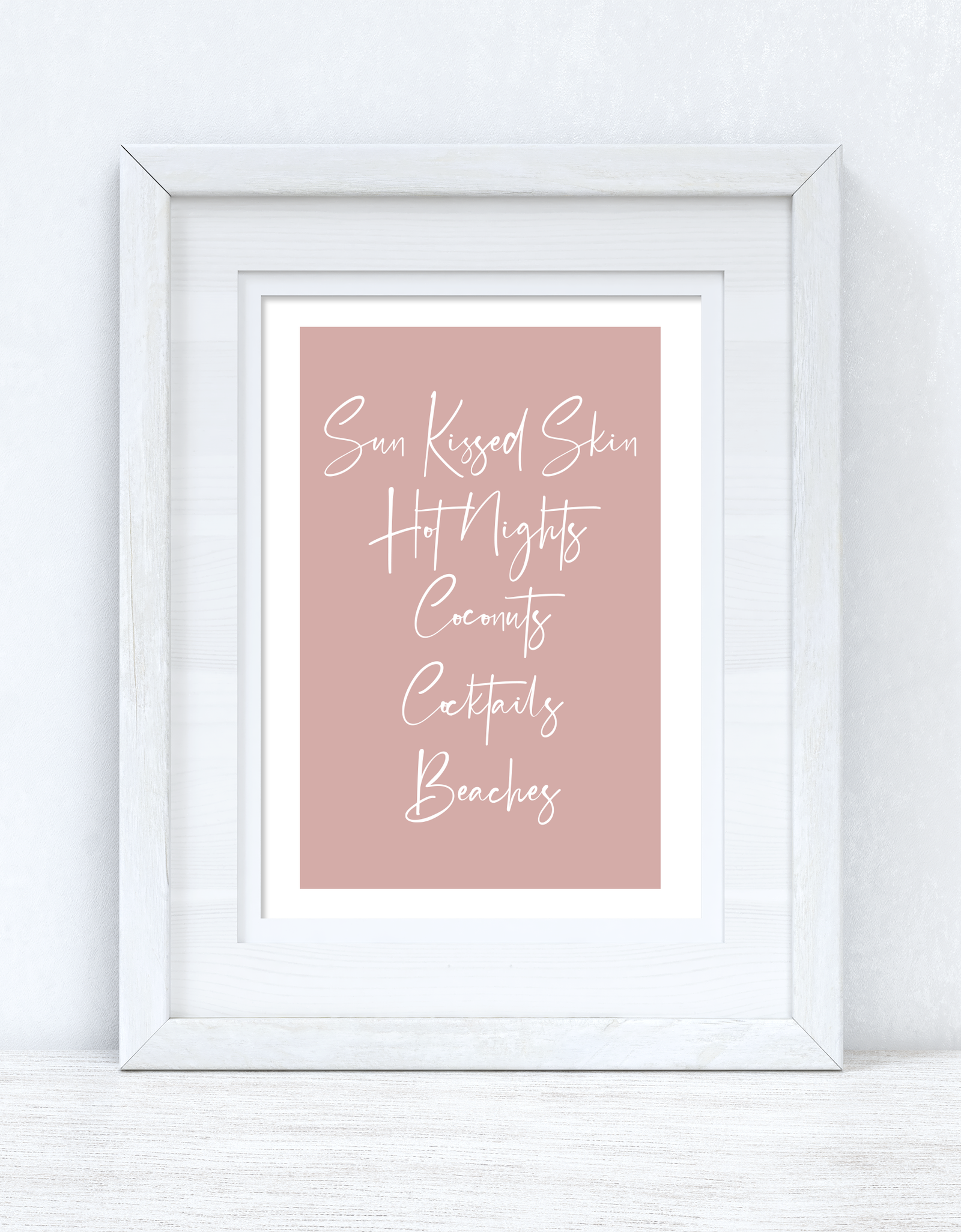 Summer List Nude Summer Seasonal Wall Home Decor Print by WinsterCreations™ Official Store