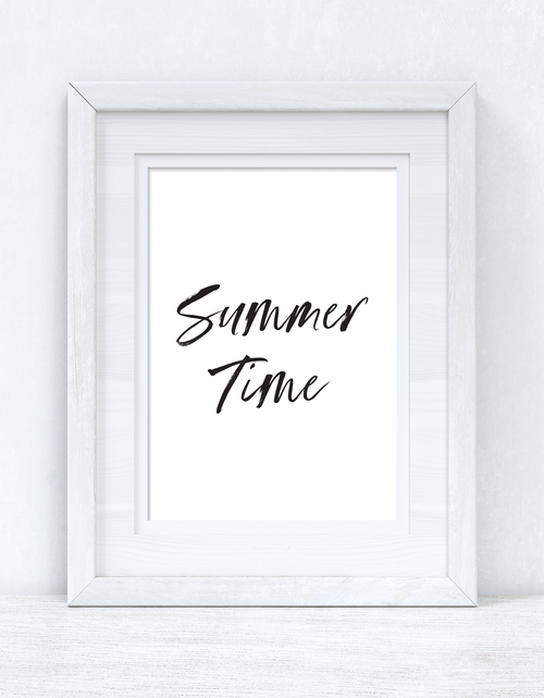 Load image into Gallery viewer, Summer Time Summer Seasonal Wall Home Decor Print by WinsterCreations™ Official Store
