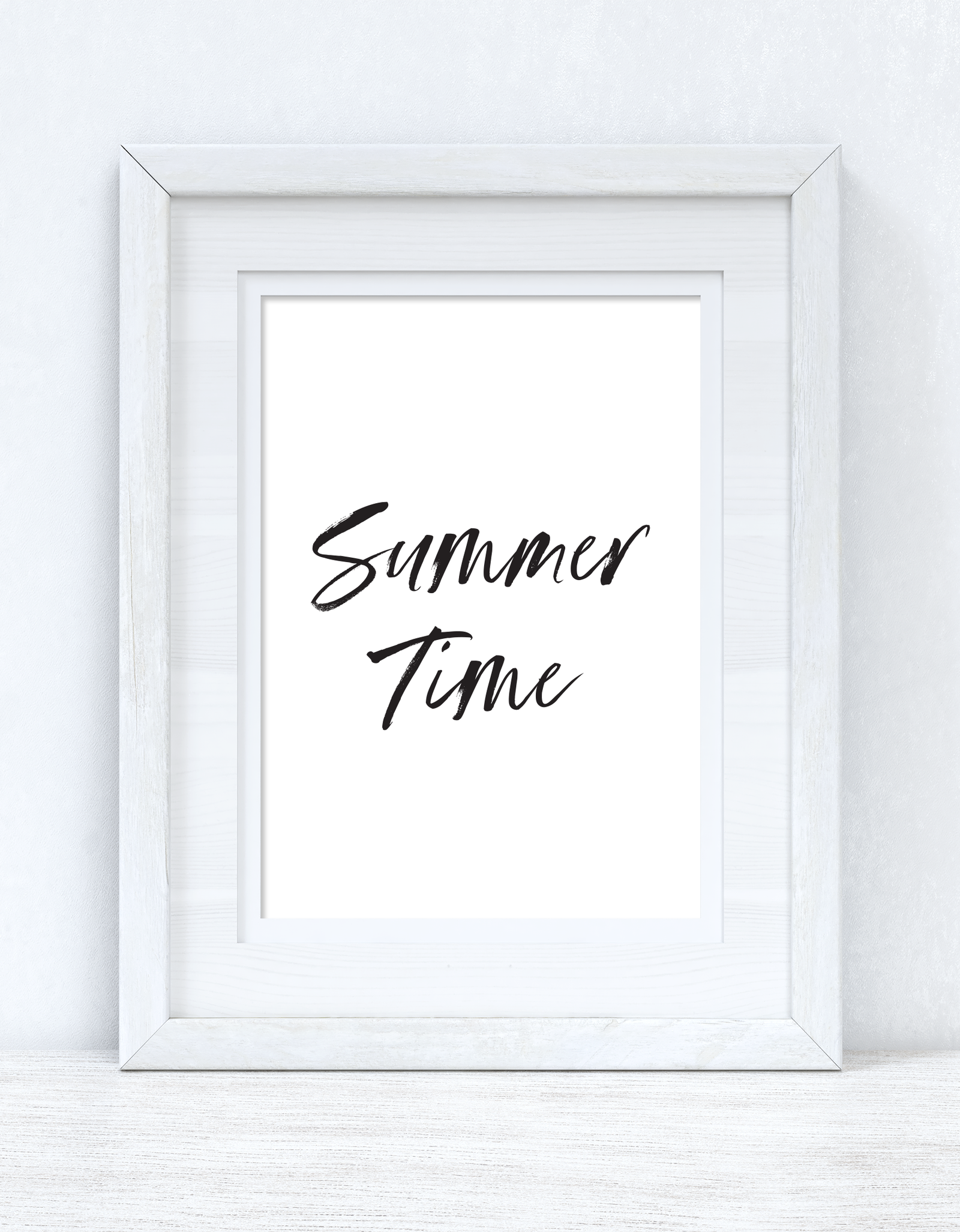 Summer Time Summer Seasonal Wall Home Decor Print by WinsterCreations™ Official Store