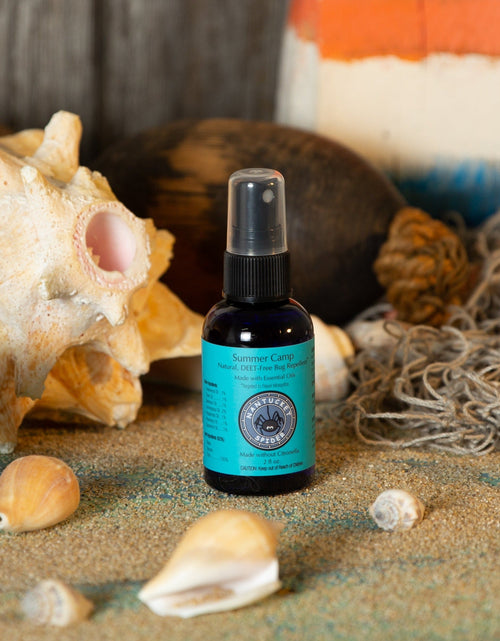 Load image into Gallery viewer, Summer Camp Bug Repellent Spray for Kids by Nantucket Spider &amp; Nantucket Footprint
