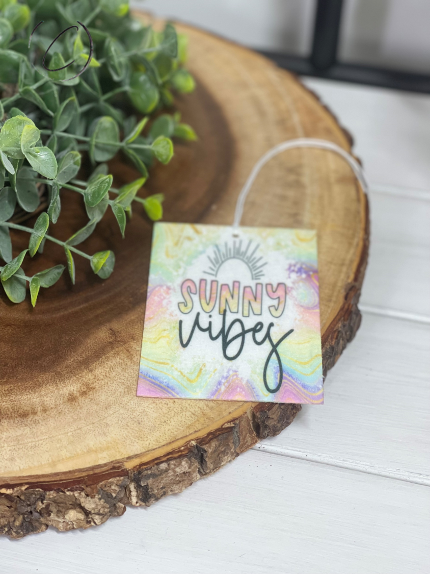 Sunny Vibes Car Freshener by CMD Wholesale