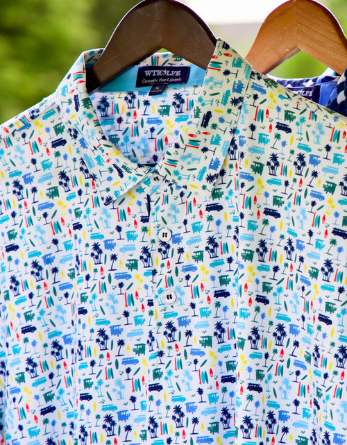 Load image into Gallery viewer, Surfs up Polo
