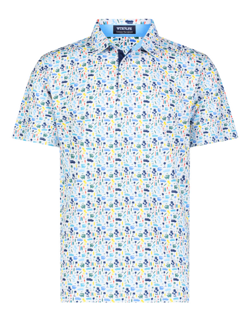 Load image into Gallery viewer, Surfs up Polo
