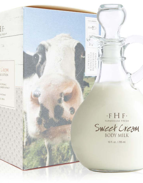 Load image into Gallery viewer, Sweet Cream Body Milk Lotion - Decorative Cruet by FarmHouse Fresh skincare
