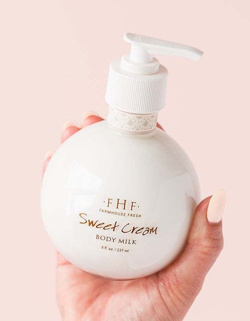 Load image into Gallery viewer, Sweet Cream Body Milk Lotion - Pump Top by FarmHouse Fresh skincare
