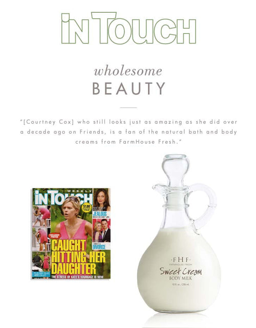 Load image into Gallery viewer, Sweet Cream Body Milk Lotion - Pump Top by FarmHouse Fresh skincare
