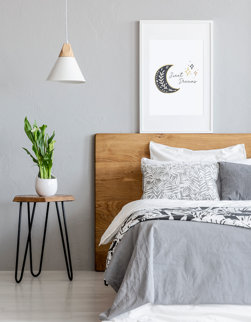 Load image into Gallery viewer, Sweet Dreams Boho Hippie Simple Home Wall Decor Print by WinsterCreations™ Official Store
