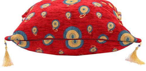 Load image into Gallery viewer, Starry Night Glory Chenille Decorative Turkish Pillow by Bareens Designer Rugs
