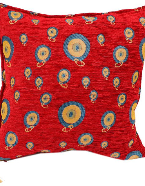 Load image into Gallery viewer, Starry Night Glory Chenille Decorative Turkish Pillow by Bareens Designer Rugs
