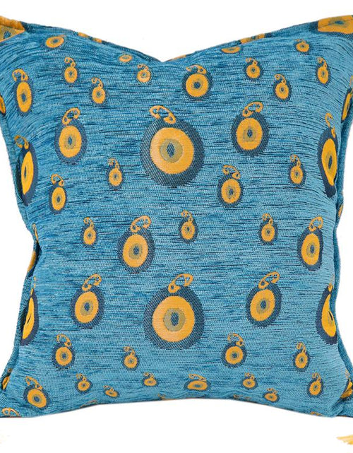 Load image into Gallery viewer, Starry Night Glory Chenille Decorative Turkish Pillow by Bareens Designer Rugs
