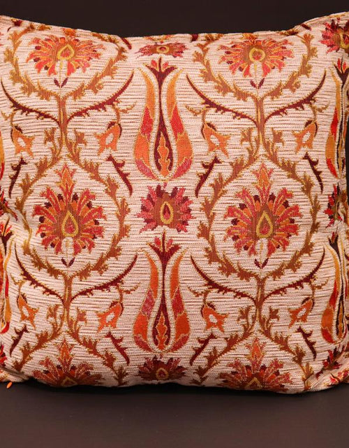 Load image into Gallery viewer, Suzani Tulip Chenille Turkish Decorative Pillow by Bareens Designer Rugs
