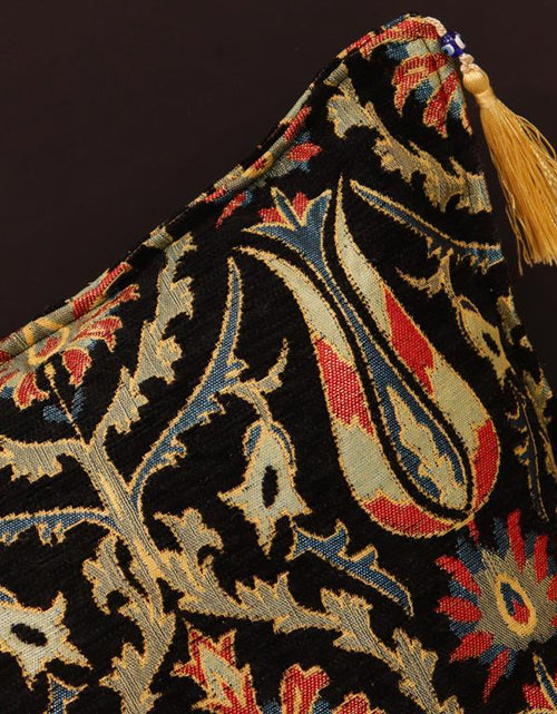 Load image into Gallery viewer, Suzani Tulip Chenille Turkish Decorative Pillow by Bareens Designer Rugs
