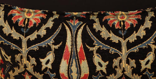 Load image into Gallery viewer, Suzani Tulip Chenille Turkish Decorative Pillow by Bareens Designer Rugs
