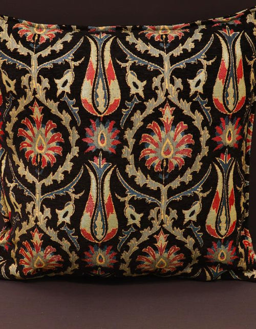 Load image into Gallery viewer, Suzani Tulip Chenille Turkish Decorative Pillow by Bareens Designer Rugs
