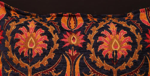 Load image into Gallery viewer, Suzani Tulip Chenille Turkish Decorative Pillow by Bareens Designer Rugs
