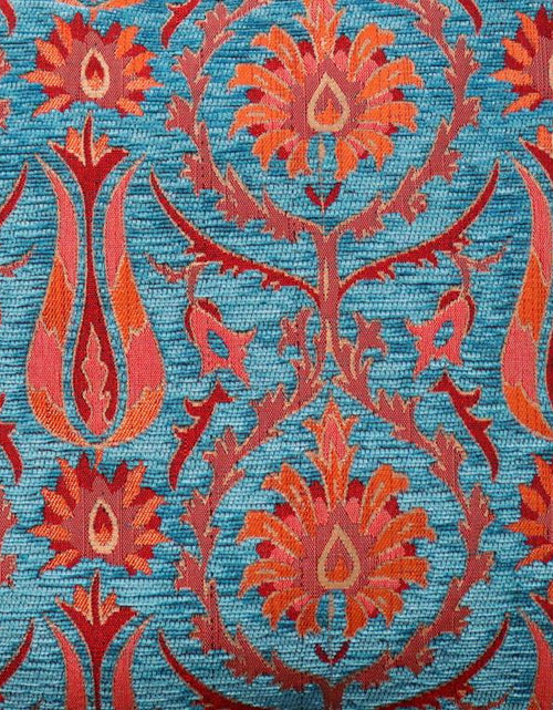 Load image into Gallery viewer, Suzani Tulip Chenille Turkish Decorative Pillow by Bareens Designer Rugs
