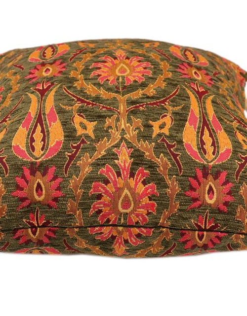 Load image into Gallery viewer, Suzani Tulip Chenille Turkish Decorative Pillow by Bareens Designer Rugs
