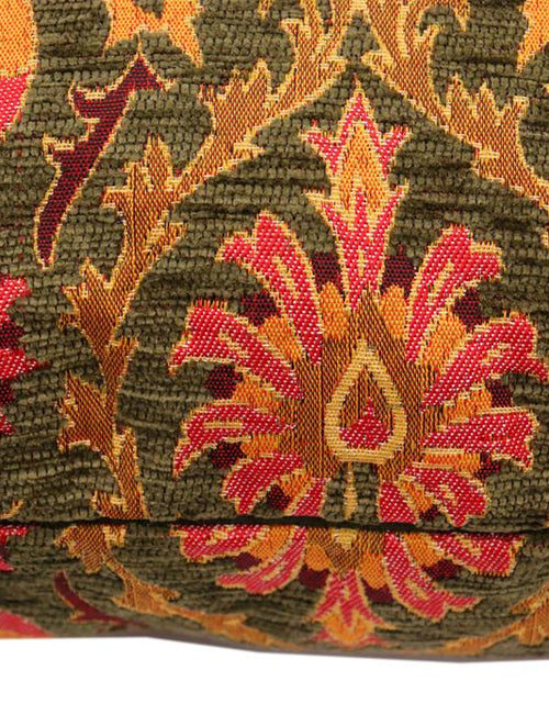 Load image into Gallery viewer, Suzani Tulip Chenille Turkish Decorative Pillow by Bareens Designer Rugs
