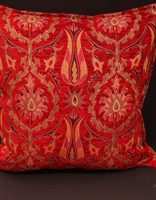 Load image into Gallery viewer, Suzani Tulip Chenille Turkish Decorative Pillow by Bareens Designer Rugs
