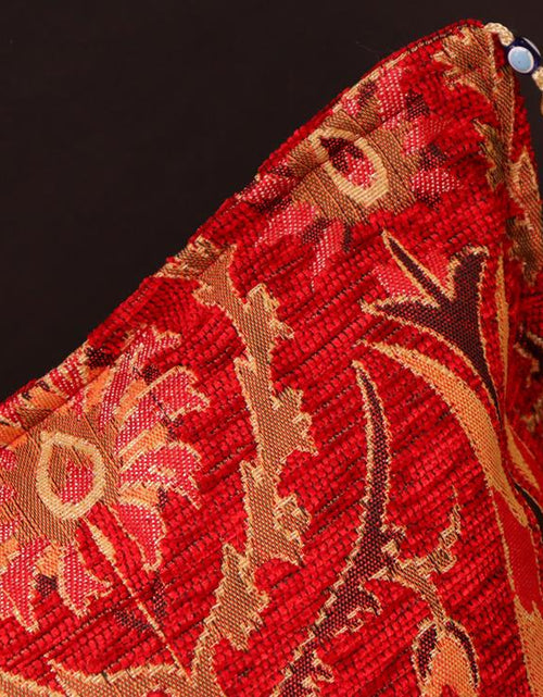 Load image into Gallery viewer, Suzani Tulip Chenille Turkish Decorative Pillow by Bareens Designer Rugs
