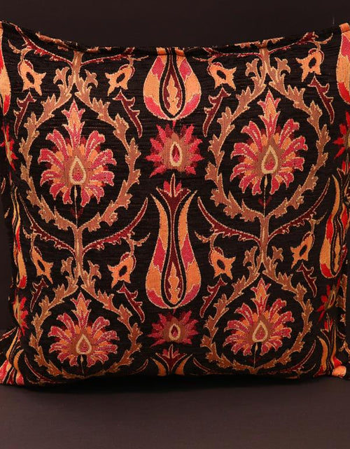 Load image into Gallery viewer, Suzani Tulip Chenille Turkish Decorative Pillow by Bareens Designer Rugs
