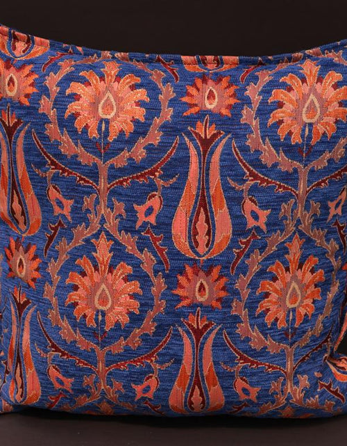 Load image into Gallery viewer, Suzani Tulip Chenille Turkish Decorative Pillow by Bareens Designer Rugs
