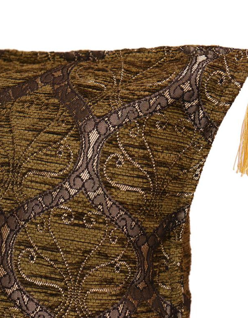 Load image into Gallery viewer, Trellis Myrtus Chenille Decorative Contemporary Turkish Pillow by Bareens Designer Rugs
